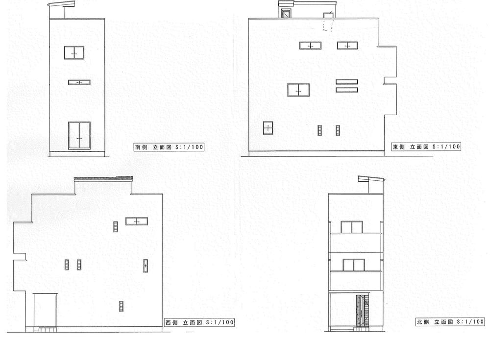 Rendering (appearance). Still, Although outer wall color is not specified, Is Rendering of north, south, east and west.