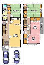 Floor plan. 23.8 million yen, 4LDK, Land area 107.88 sq m , Building area 105.7 sq m