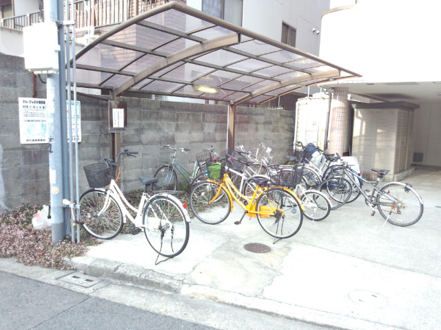 Other common areas. bicycle parking space