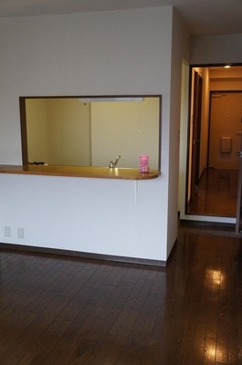 Living and room. Counter Kitchen Living