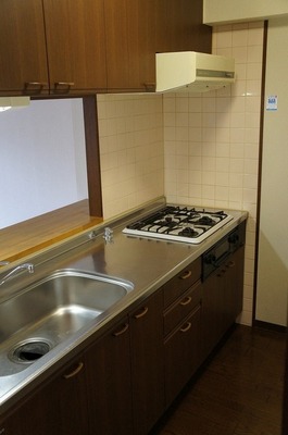 Kitchen. Gas stove with system Kitchen