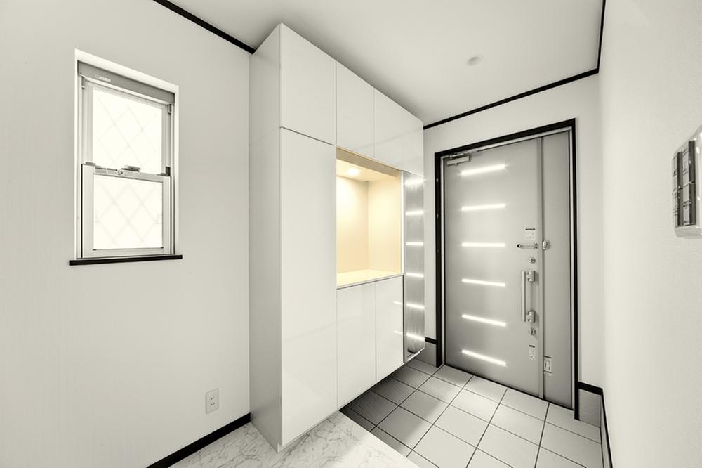 Entrance. Our construction cases