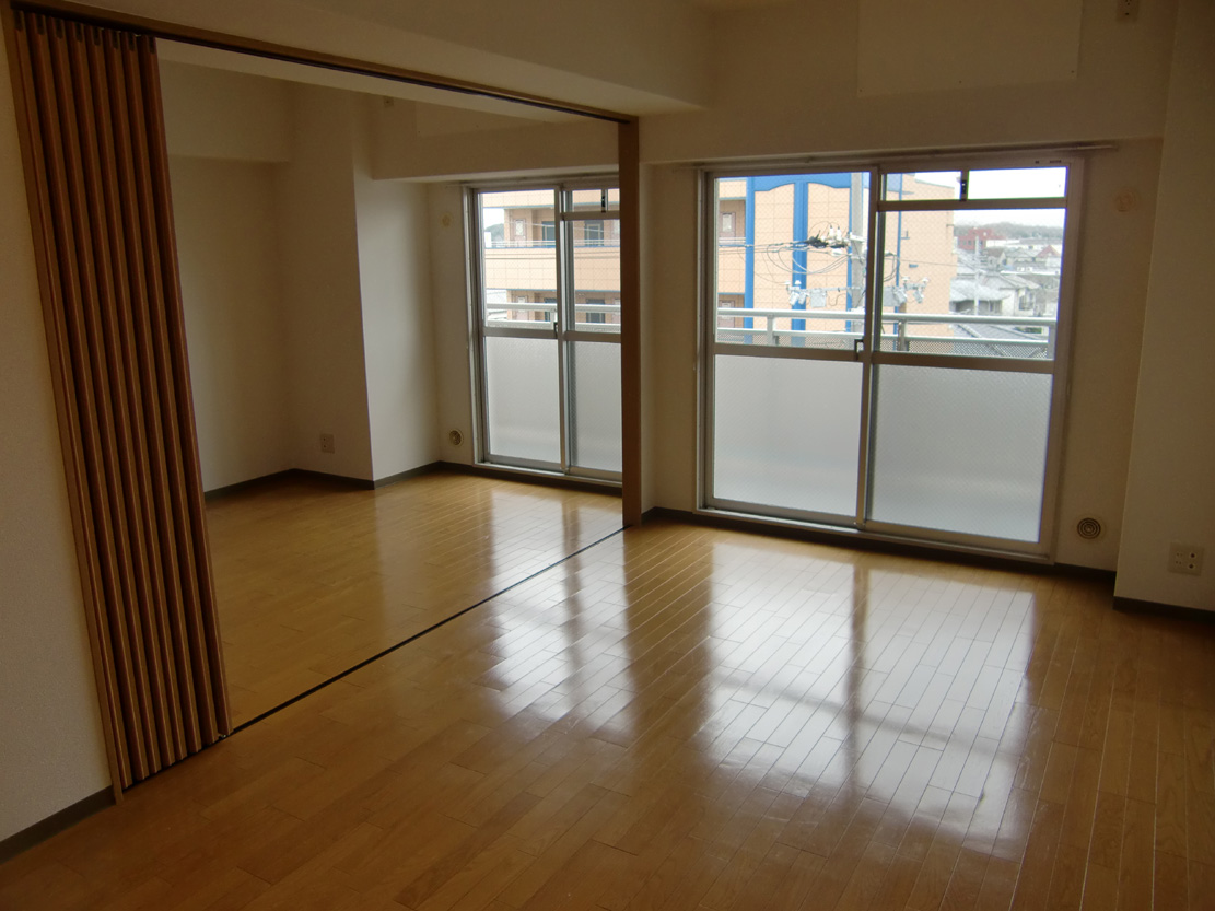Living and room. It is bright, south-facing! ! 