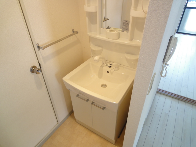 Washroom. Shampoo is Dresser new