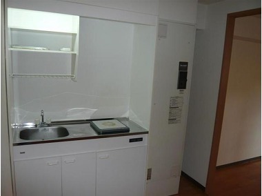 Kitchen. IH mini kitchen with a stove
