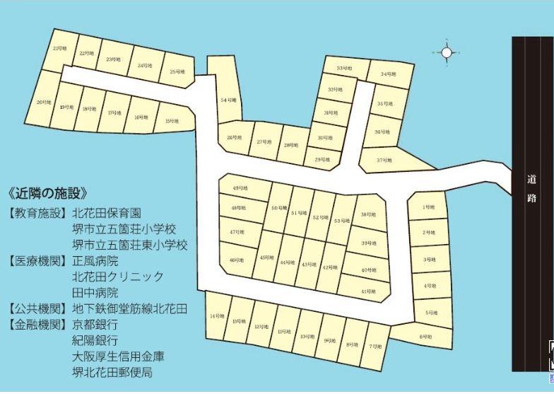 The entire compartment Figure. Rooftops of all 54 compartments !! front road spacious 6m. Since the partition in the general vehicle does not pass, A pane of safety for children.