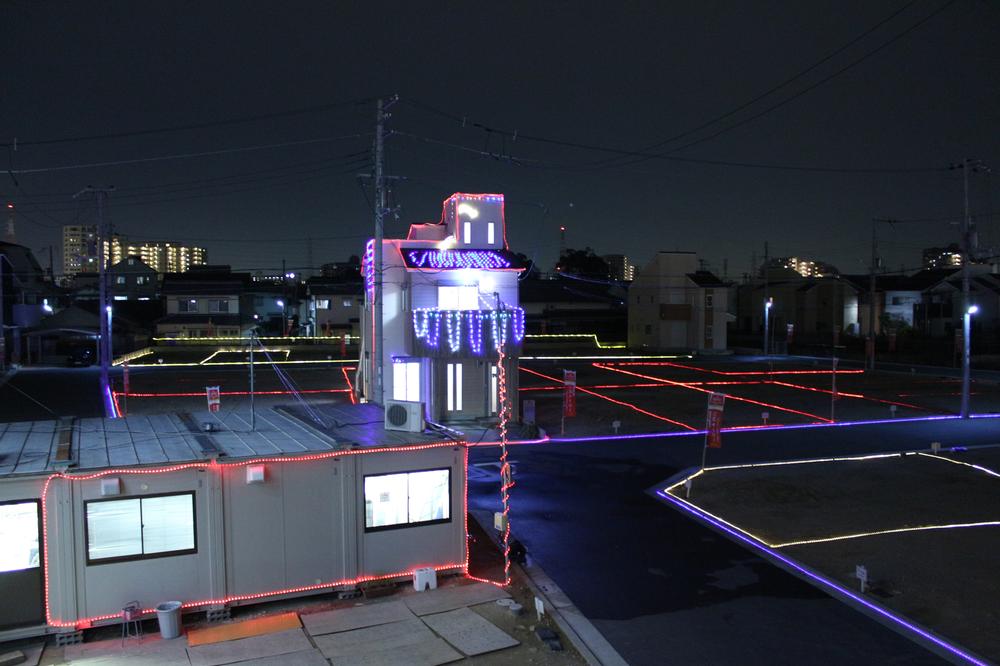 Local appearance photo.  [illumination] Large-scale subdivision !! model house of all 54 compartments, of course, First in the world!? During the illuminations light up the compartment! By all means feel free to please visit!