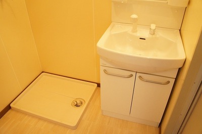 Washroom. With shampoo dresser