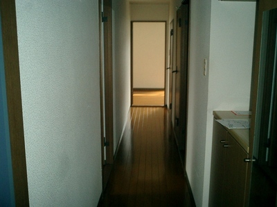 Entrance. Entrance with a shoebox
