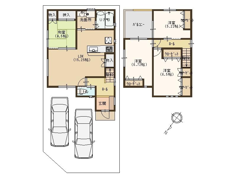 Building plan example (floor plan). There is a nursery situated at 160m walk 2 minutes until the Sunny nursery!