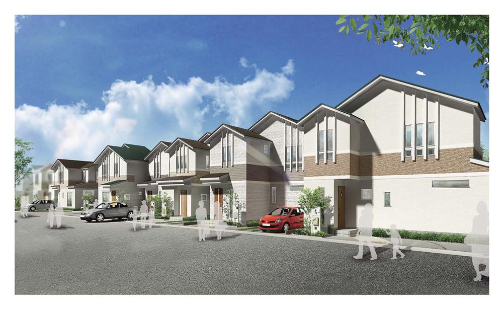 I tried to create a Perth with the image of actual completed state. Will be the streets with very open feeling of the road is also a spacious!