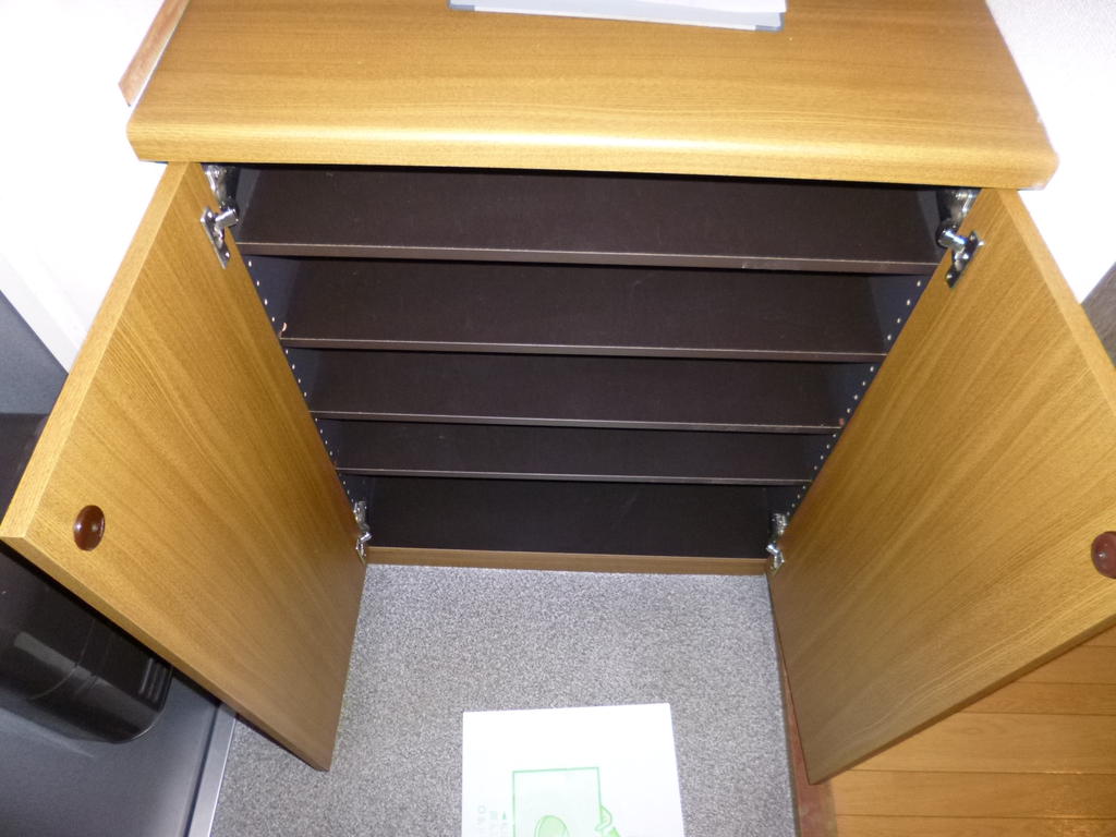 Receipt. Shoe box