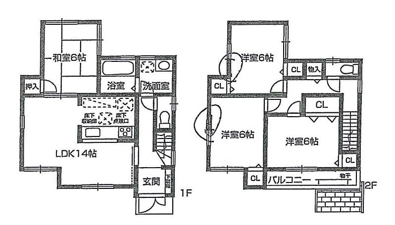 Floor plan. (No. 2 locations), Price 28.8 million yen, 4LDK, Land area 120.36 sq m , Building area 92.34 sq m