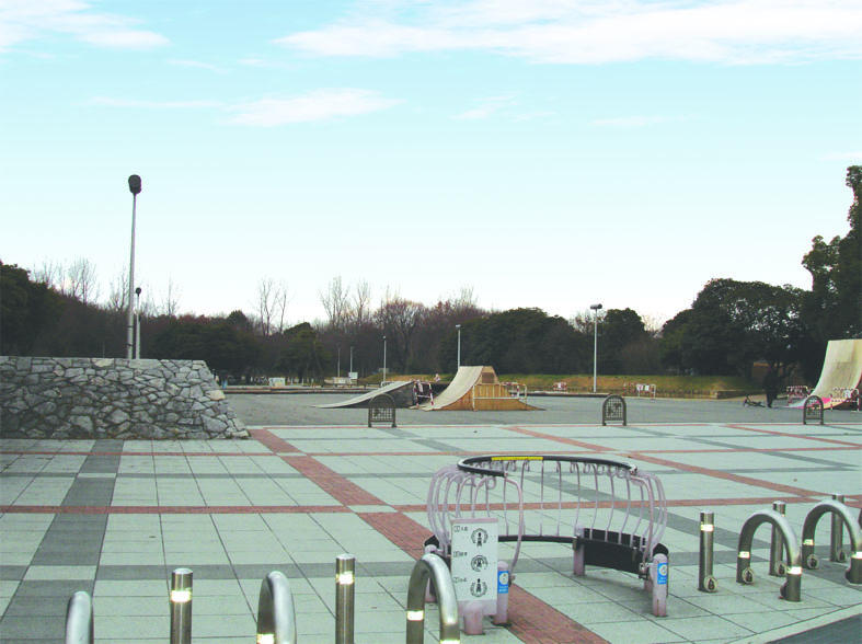 park. Parkland Oizumi near