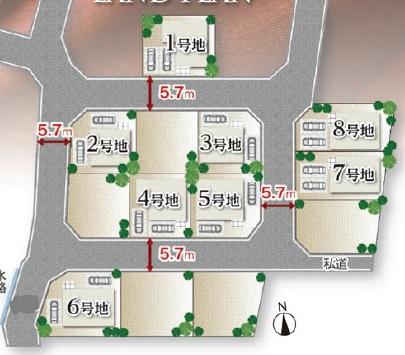 The entire compartment Figure. All 13 compartments Sales compartment 8 compartment (ground guarantee 10 years)