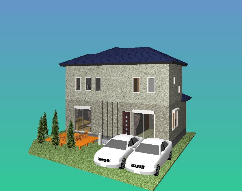 Building plan example (Perth ・ appearance).  ☆ Building appearance ☆