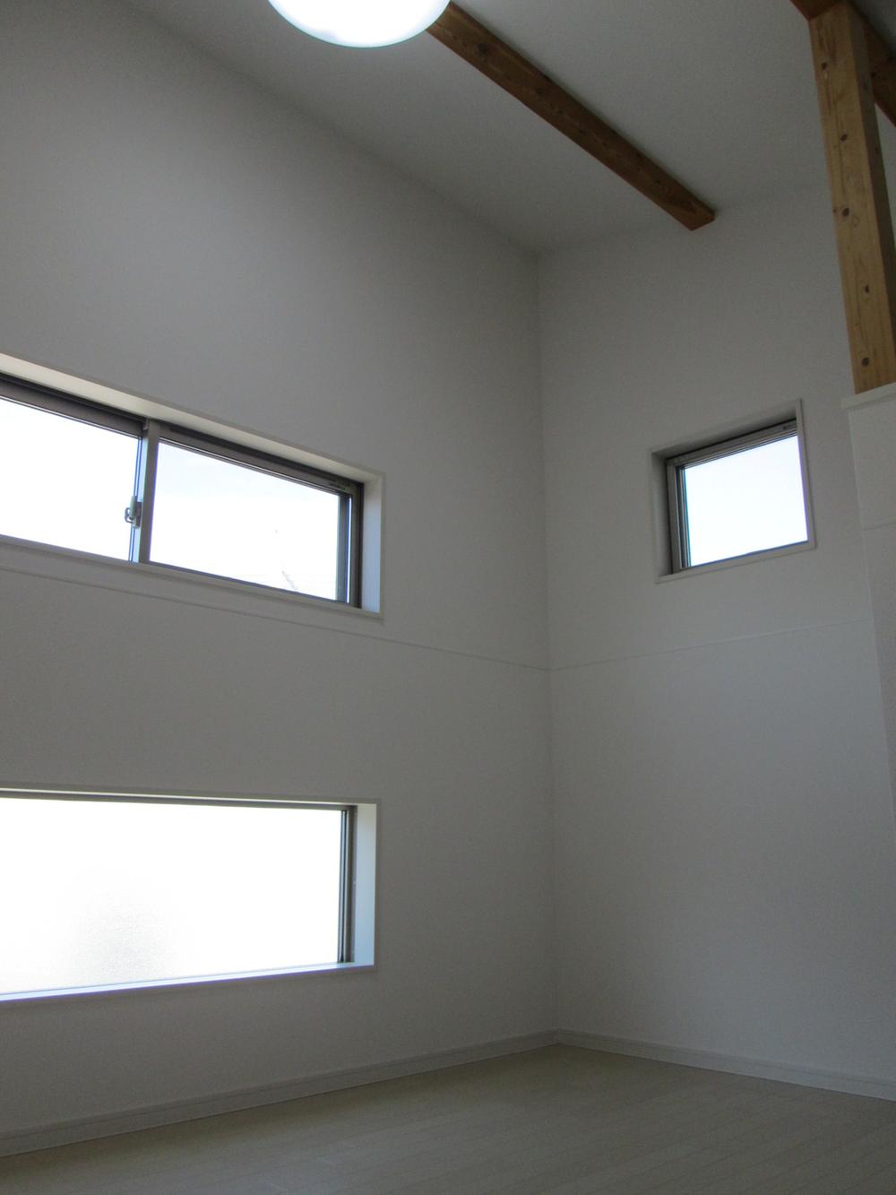 Non-living room. Lighting of free design unique Storage is abundant house