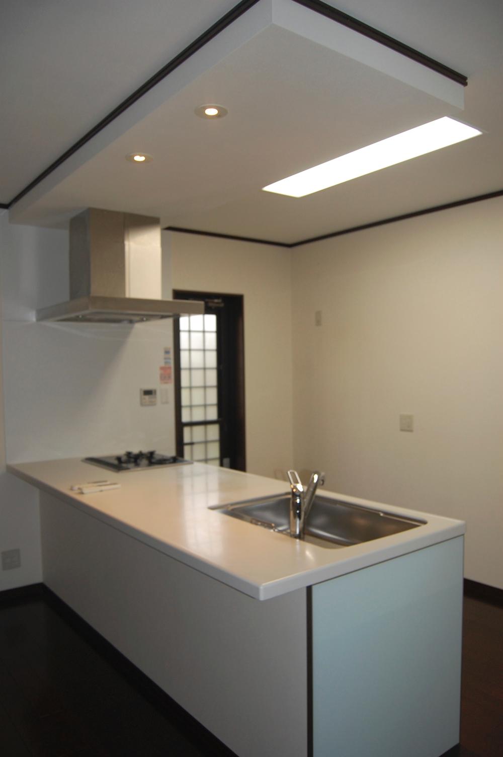 Kitchen. Flat face-to-face kitchen