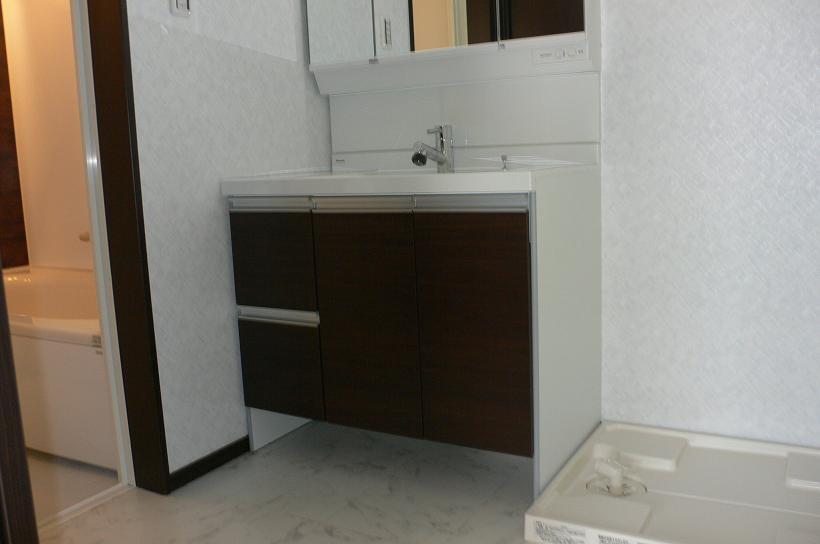 Wash basin, toilet. Panasonic W = 900