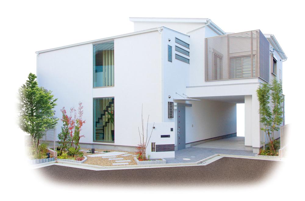 Model house photo. All 44 compartments to propose life-friendliness and the new "value".