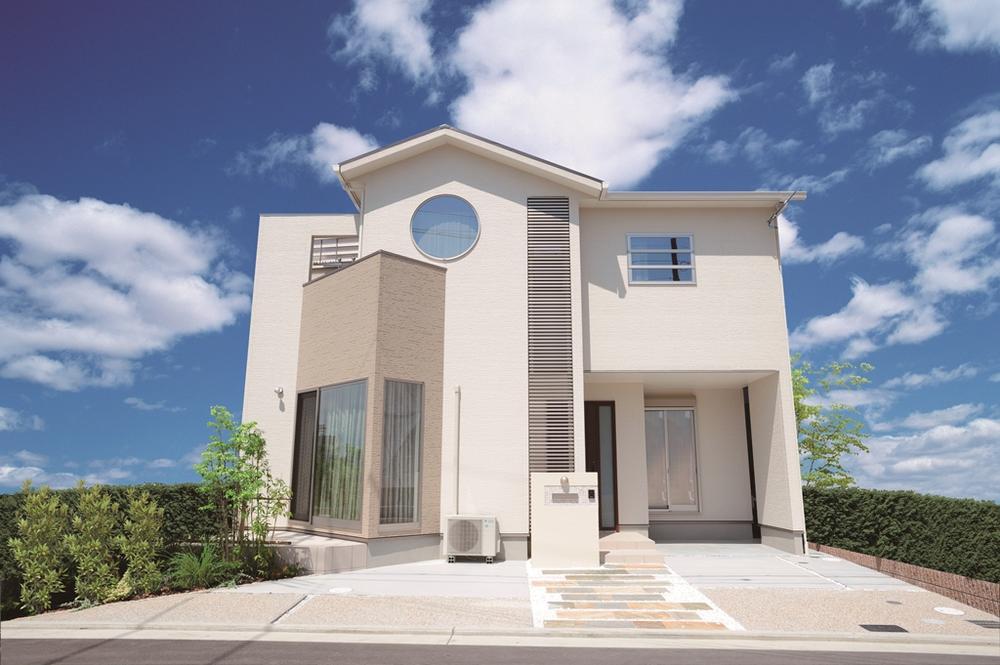 Rendering (appearance). Example of construction