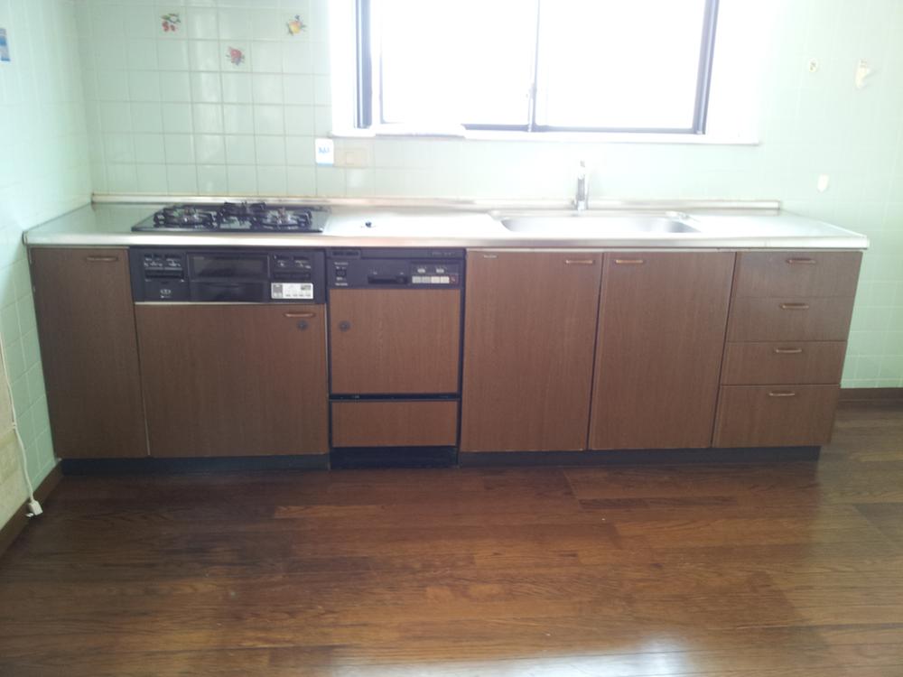 Kitchen. Dishwasher with a system Kitchen