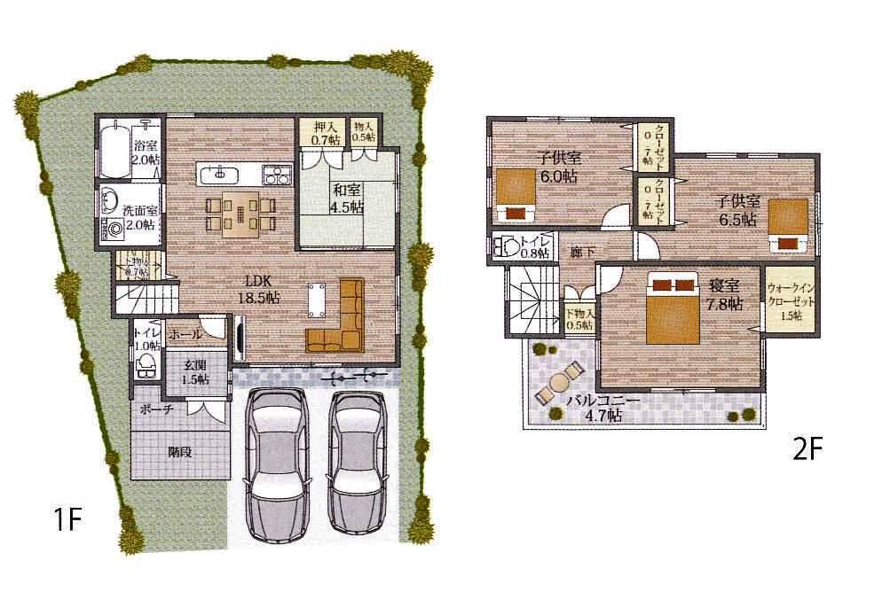 Floor plan. (No. 28 locations), Price 23.8 million yen, 4LDK, Land area 123.45 sq m , Building area 94.2 sq m