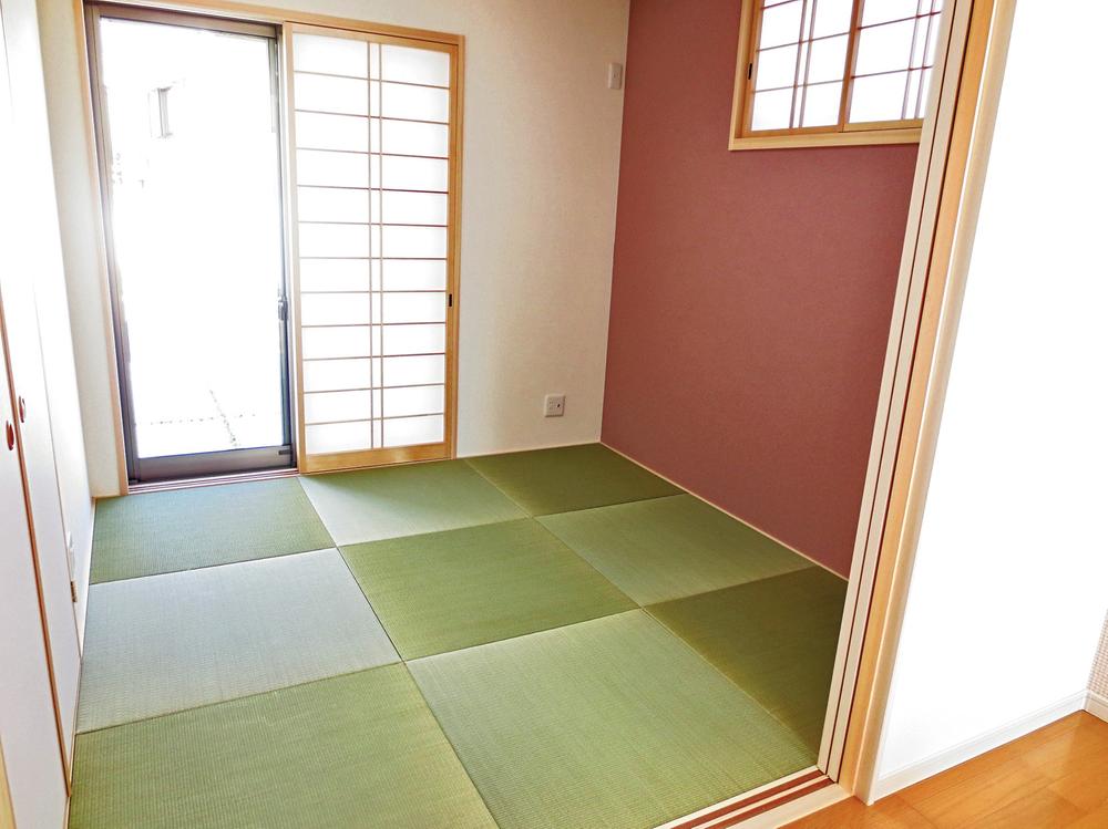 Building plan example (introspection photo). Ready-built plan is when the Ryukyu-style semi-quires tatami also comes with a standard