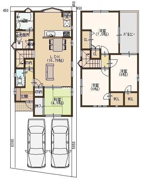 Building plan example (floor plan). Please feel free to contact us at any time. We look forward to staff.