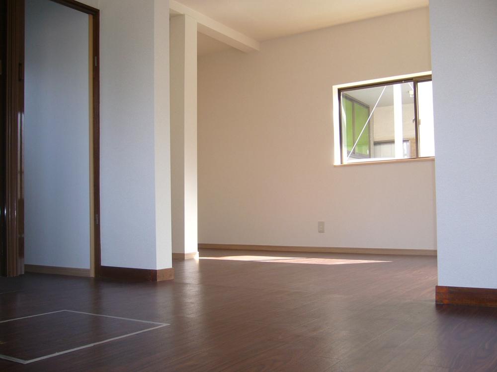 Living. Facing south in a bright living room