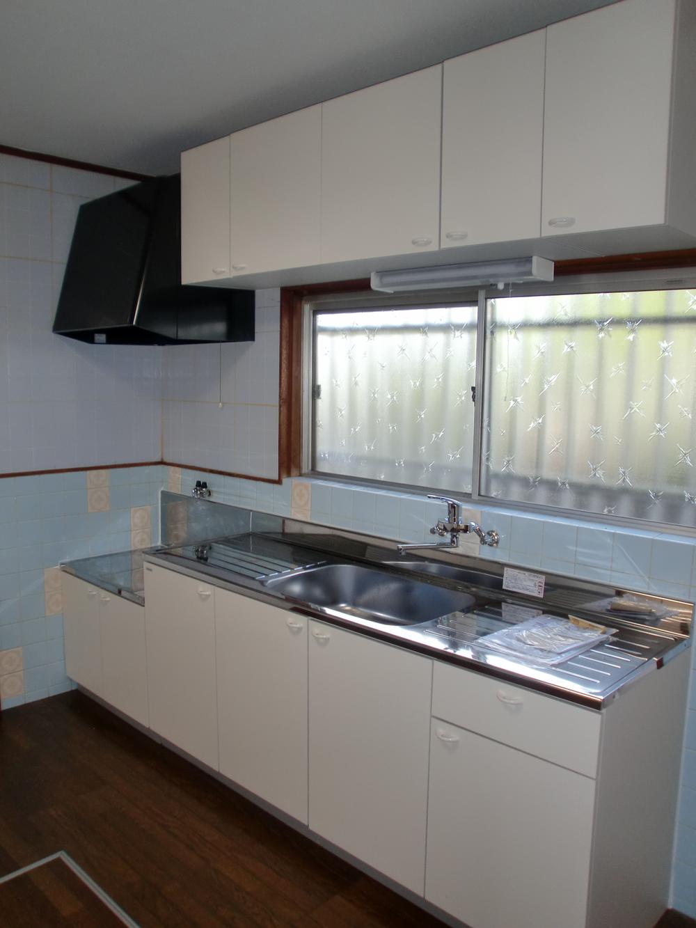 Kitchen. Bright kitchen with a window.