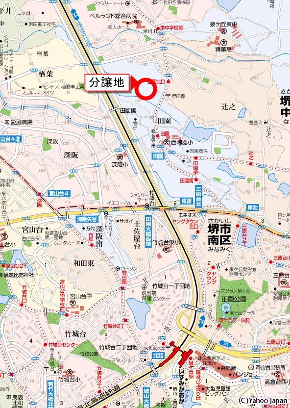 Local guide map. Property Location Map All houses 36 square meters or more of the Big Town