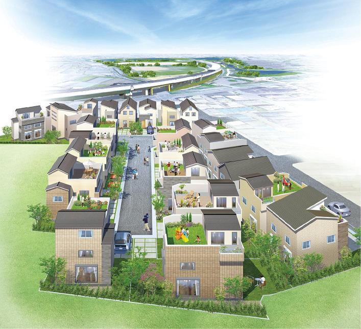 The city of all 28 families in the land of "Egret" station a 10-minute walk, birth