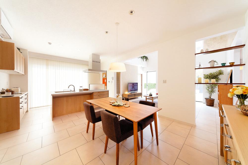 Model house photo. Flower Expo model house 弐号 Museum: LDK