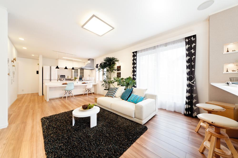 Model house photo. Flower Expo model house 弐号 Museum: LDK