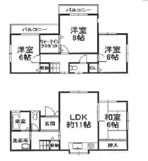Floor plan. 21.9 million yen, 4LDK, Land area 117.78 sq m , Building area 89.5 sq m storage is plenty spacious 4LDK.