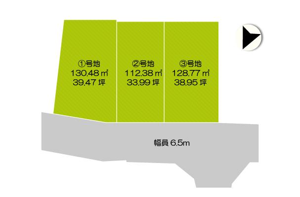 The entire compartment Figure. All three compartment. 6.5m There width in front of road public road.