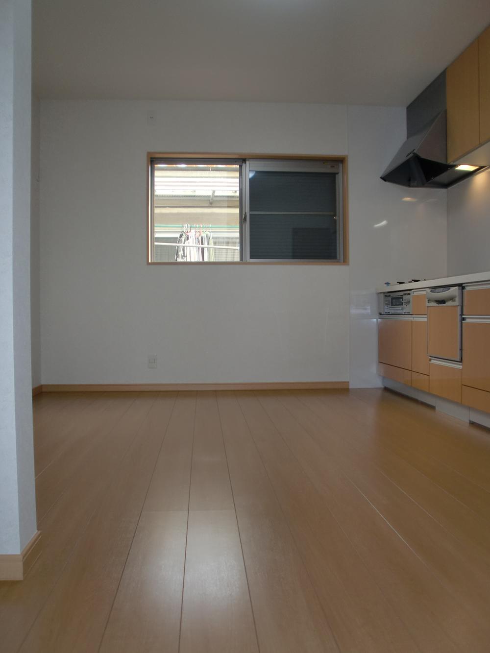 Living. Kitchen around also space of room.