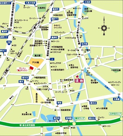 Local guide map