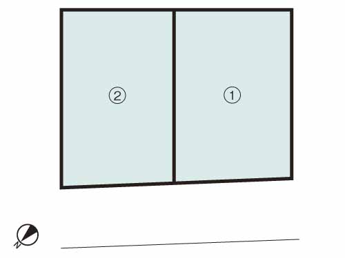 The entire compartment Figure. 34 square meters more than spacious grounds. Free design of the home to the "Suwanomori" Station 3-minute walk of the rich environment Compartment Figure