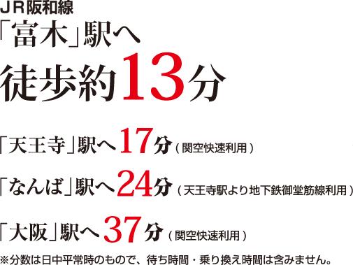 Other. Transportation network town that achieves speedy access to the Osaka city center