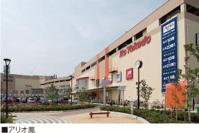 Shopping centre. To Ario Otori 1120m