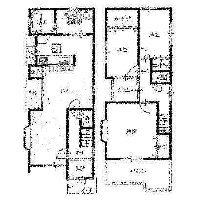Floor plan. 29 million yen, 4LDK, Land area 100 sq m , Building area 97.66 sq m 3LDK, Spacious living space with plenty of storage space