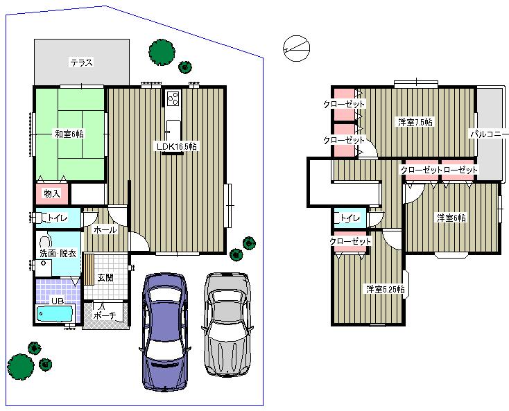 Other. Building plan example, Land price 21.1 million yen, Land area 144.77 sq m , Building price 17,220,000 yen, Building area 98.82 sq m sales price 38,320,000 yen