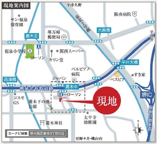 Local guide map. Local map