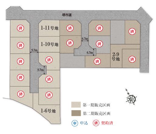Compartment figure. Land prices -  ※ Compartment Figure