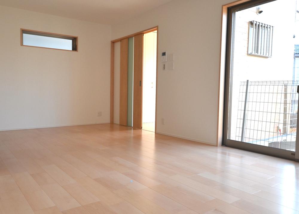 Building plan example (introspection photo). Building plan example ・ living Our construction case