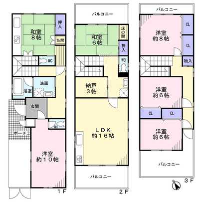 Floor plan. Sakai, Osaka Sakai-ku, Kainochohigashi 1-chome