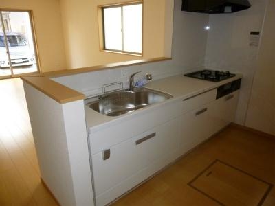 Kitchen. Indoor (10 May 2013) Shooting At the counter kitchen, It overlooks living spacious