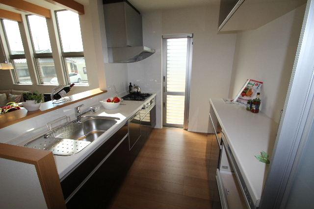 Model house photo. Our construction cases